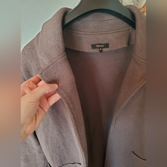 Quince Brown Organic Cotton Blazer - Picture 3 of 13